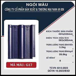 Ngói sóng Nam An – mẫu 3