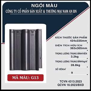 Ngói sóng Nam An – mẫu 4