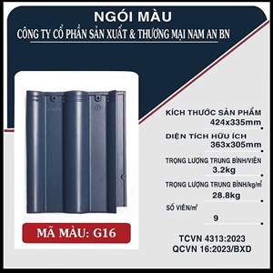 Ngói sóng Nam An – mẫu 5