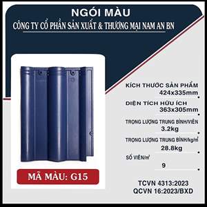 Ngói sóng Nam An – mẫu 6