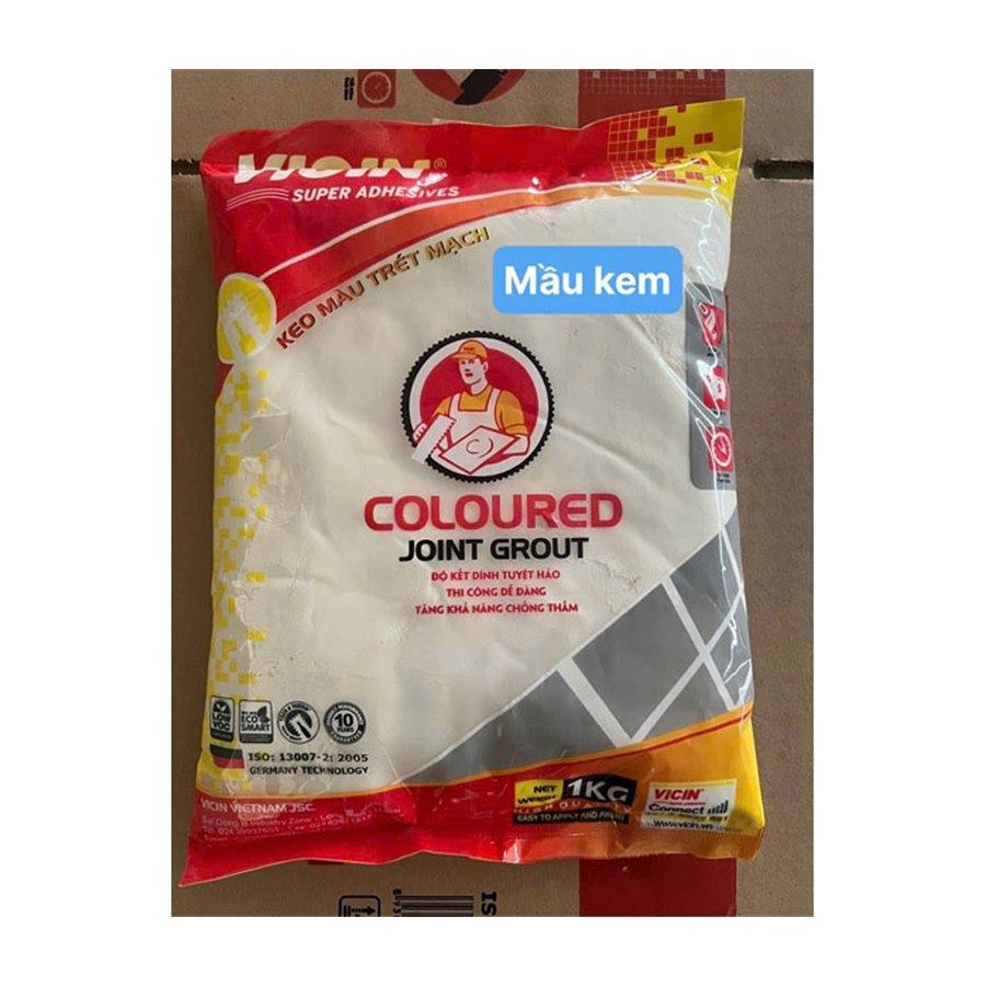 Bột chít mạch Vicin 1kg/túi màu kem