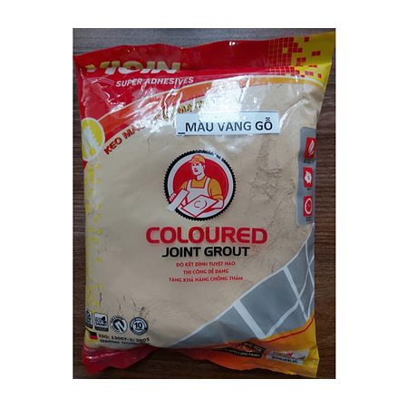 Bột chít mạch Vicin 1kg/túi màu vang gỗ