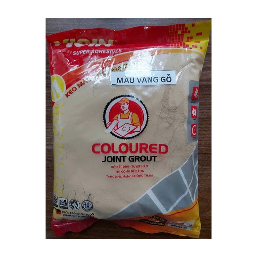 Bột chít mạch Vicin 1kg/túi màu vang gỗ