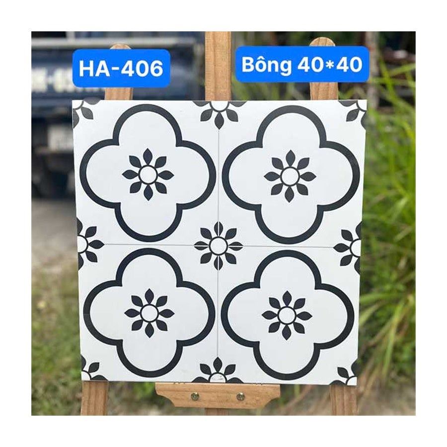 Gạch bông Viglacera 40x40 HA-406