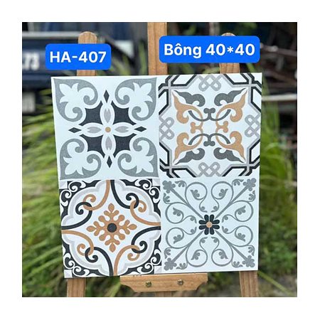 Gạch bông Viglacera 40x40 HA-407
