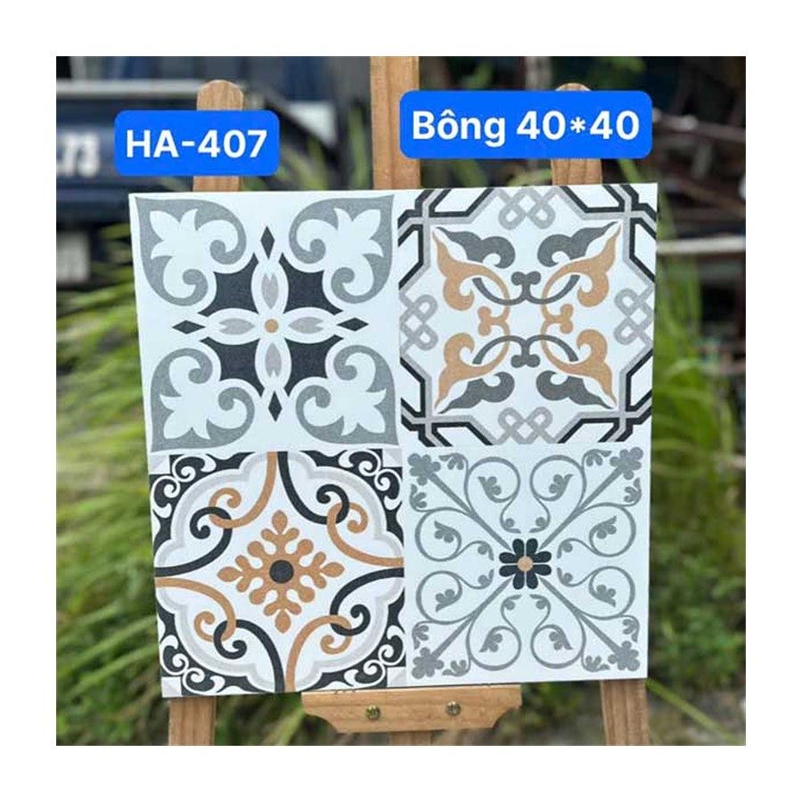 Gạch bông Viglacera 40x40 HA-407