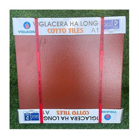 Gạch Cotto Hạ Long đỏ tráng men 50×50 cm
