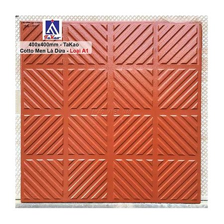 Gạch lá dừa Takao 40x40 A1 tráng men