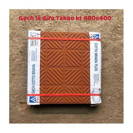 Gạch lá dừa Takao 40x40 không tráng men