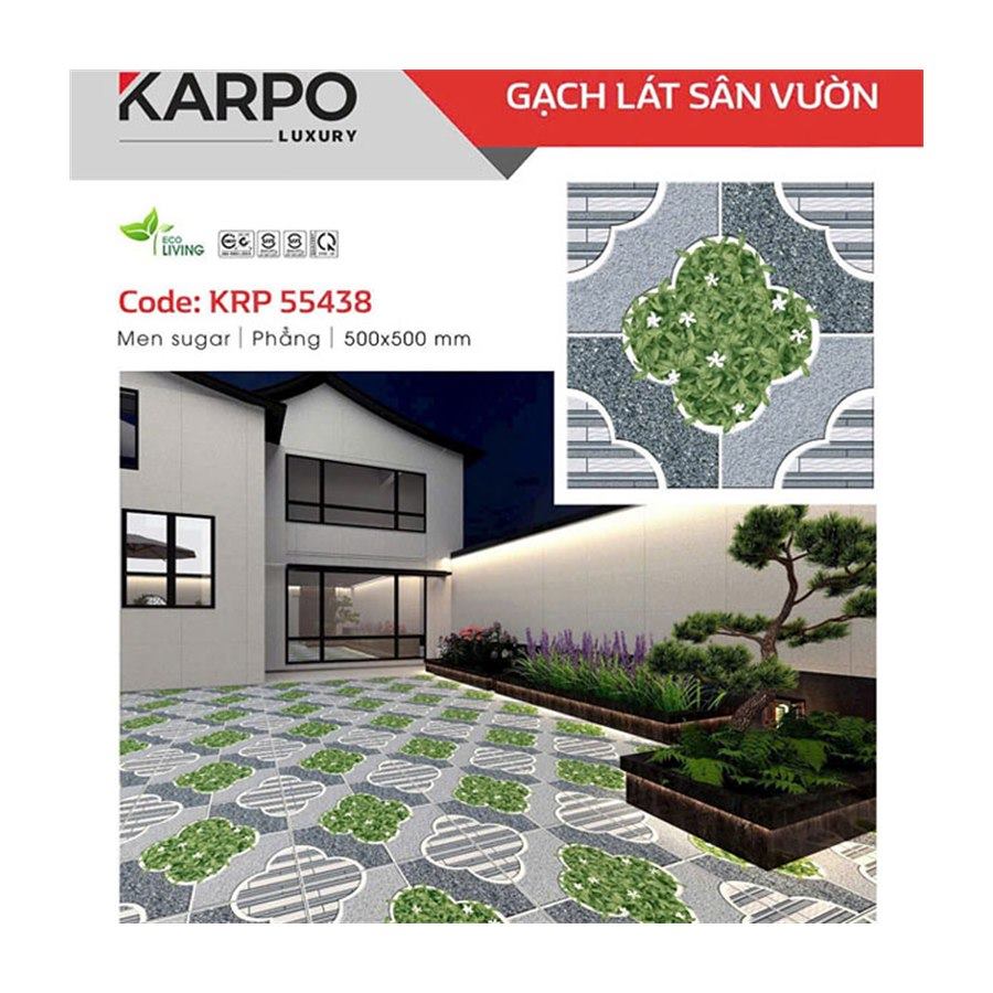 Gạch lát sân TOKO KRP55438 50x50cm