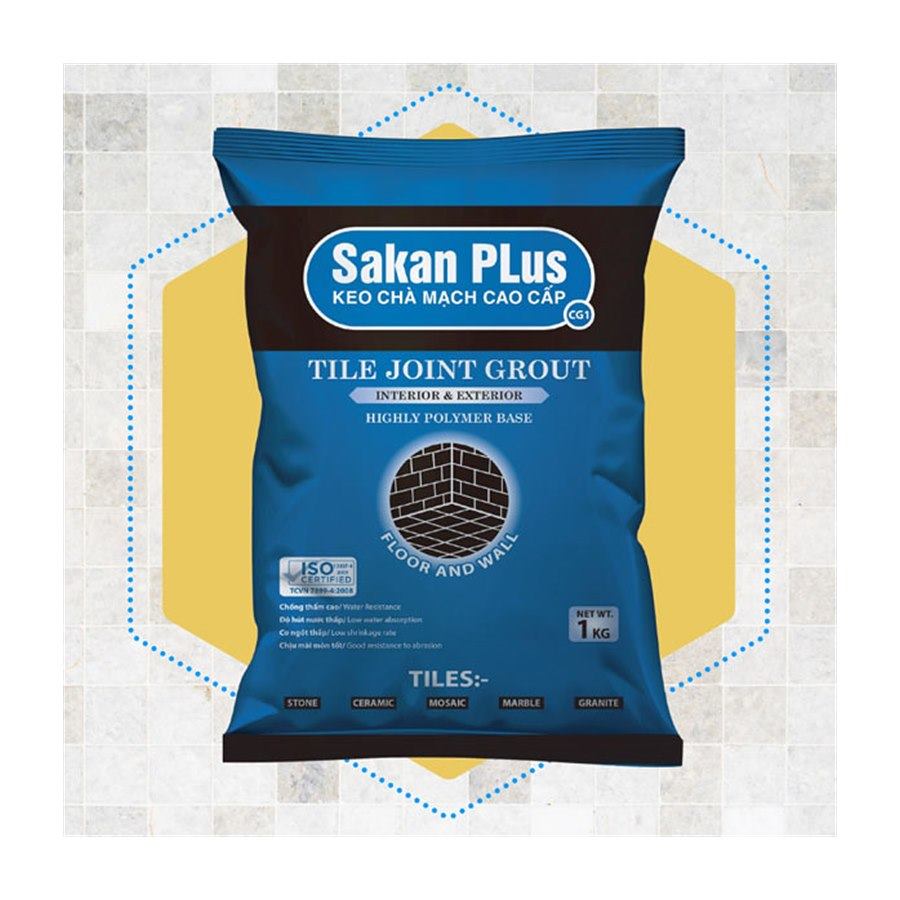 Keo chà mạch Sakan Plus (1kg)