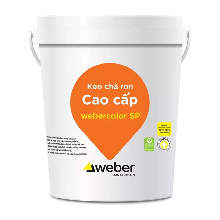 Keo chà ron webercolor SP cho hồ bơi