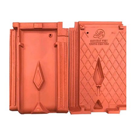 Ngói lợp gốm Đất Việt M21 màu đỏ