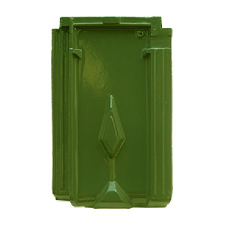 Ngói lợp Gốm Đất Việt M21GE màu xanh rêu