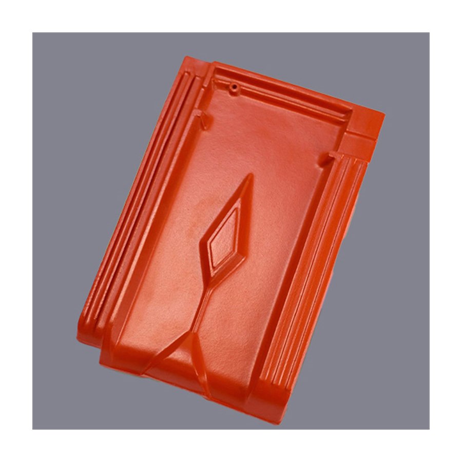 Ngói lợp mái nhà 16v Gốm Mỹ BIS-71846 men đỏ
