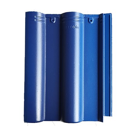 Ngói lợp mái sóng tròn Secoin S2-06 màu tím xanh
