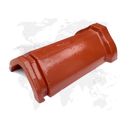 Ngói nóc to tráng men đỏ Viglacera Hạ Long đông triều A1