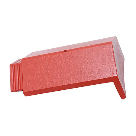 Ngói phẳng lợp mái INARI cuối nóc màu đỏ