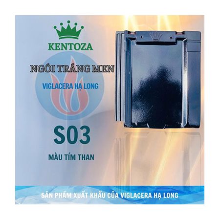 Ngói phẳng Viglacera Kentoza – S03 tráng men