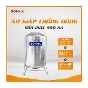 (1000F960) Áo giáp chống nóng bồn inox Sơn Hà đứng