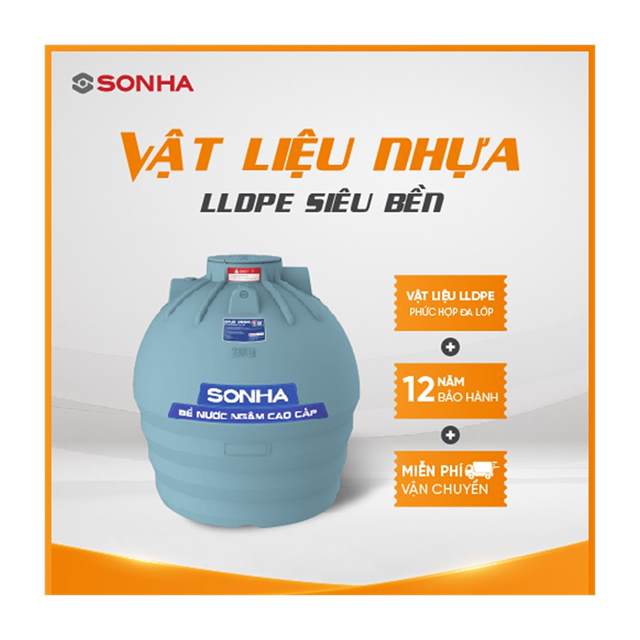 Bể nước ngầm Sơn Hà 2000L