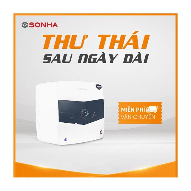 Bình nước nóng Sơn Hà DUCATI vuông 15L (SH 15VD)