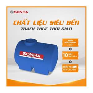 Bồn nhựa Sơn Hà mẫu ngang - 1.000L