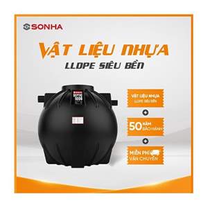 Bồn tự hoại Septic Sơn Hà đứng 1000 lít