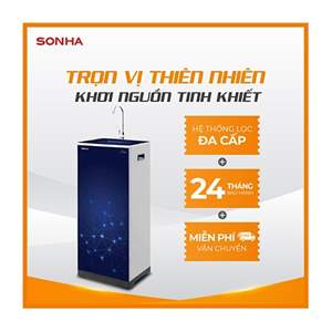 Máy lọc nước RO Sơn Hà Classic xanh hoa tuyết 10 lõi
