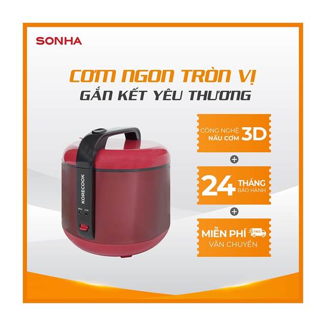 NỒI CƠM ĐIỆN KORECOOK KC-515IRB Sơn Hà