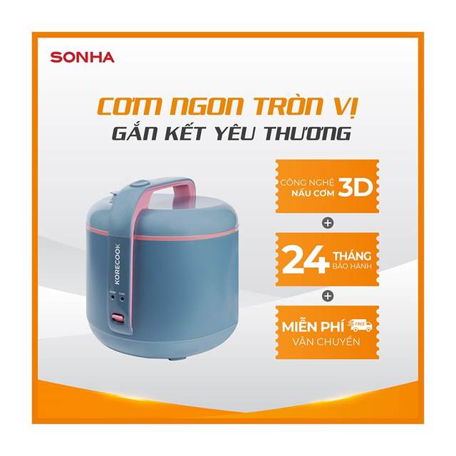 NỒI CƠM ĐIỆN KORECOOK KC-5151BL Sơn Hà
