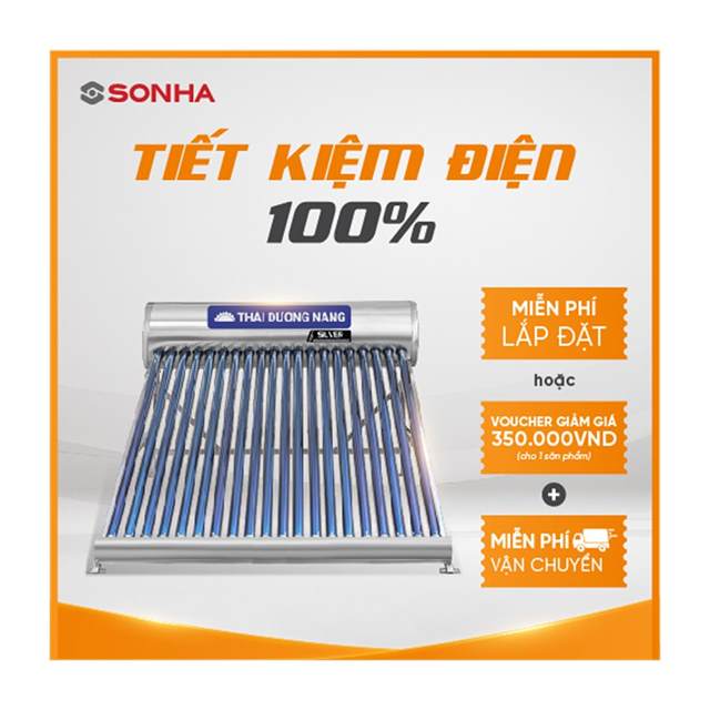 (SILVER 240L) Thái dương năng Sơn Hà SILVER 58 - 240 ống dầu