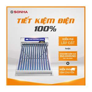 (GOLD 140L) Thái dương năng Sơn Hà ống dầu GOLD 58 - 140