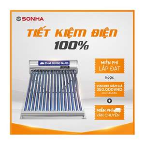 (SILVER 160L) Thái dương năng Sơn Hà SILVER 58 - 160 ống chân không