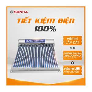 (SILVER 300L) Thái dương năng Sơn Hà SILVER 58 - 300 ống chân không