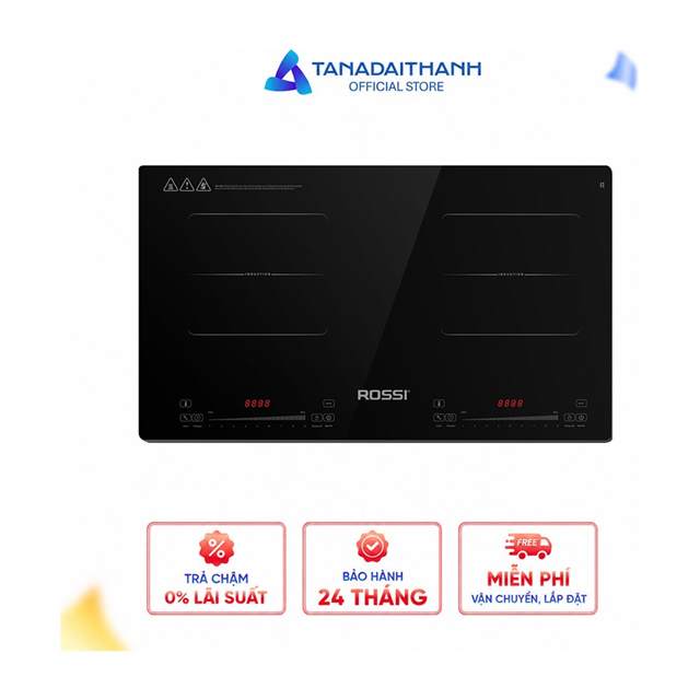 Bếp từ đôi Rossi RS-2040BE01BS