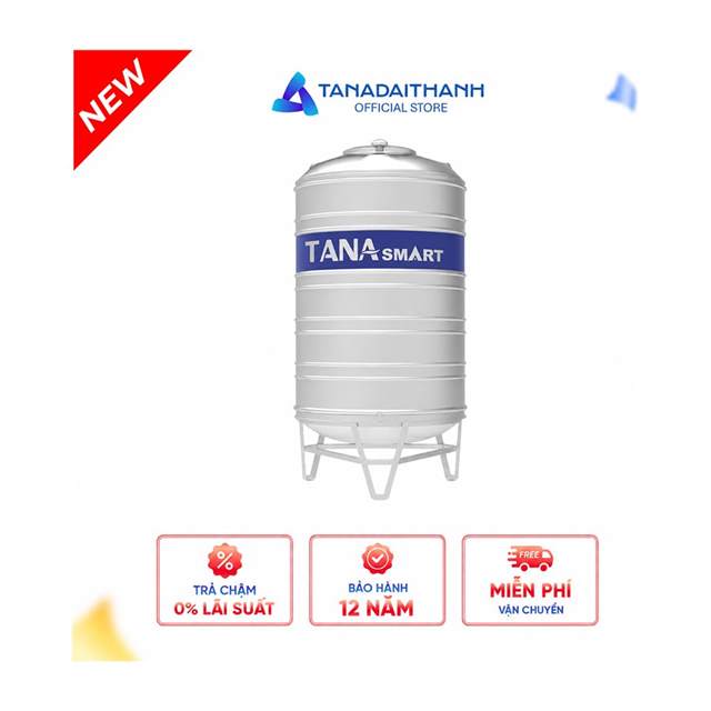 Bồn inox Tân Á Smart đứng 1500L (Φ1140) Tân Á Đại Thành