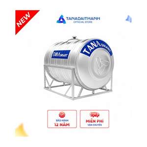 Bồn inox Tân Á Smart ngang 700L (Φ740) Tân Á Đại Thành
