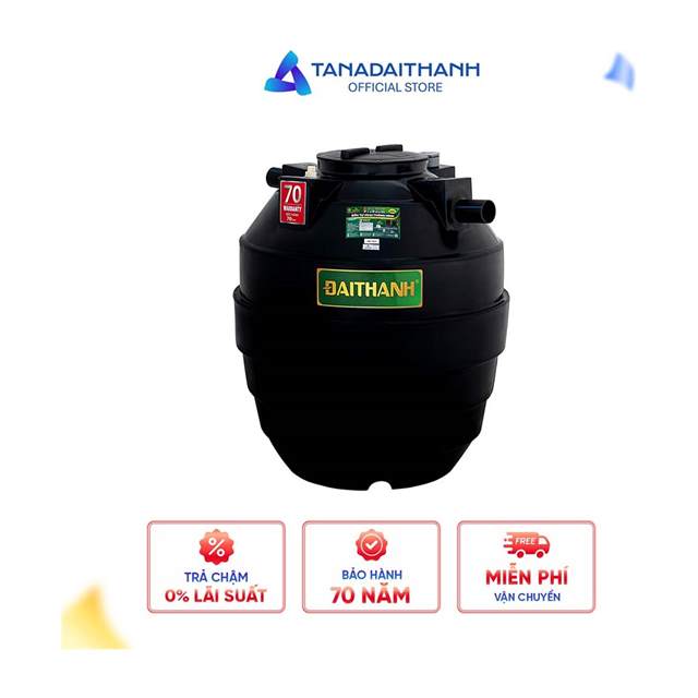 Bồn nhựa tự hoại Đại Thành Đứng 1500Đ Tân Á Đại Thành