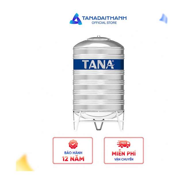 Bồn inox Tân Á đứng 700L (Ø740) Tân Á Đại Thành