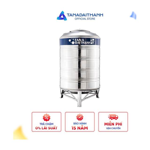 Bồn inox Tân Á Đại Thành 25 – 1500Đ (Ø1140)