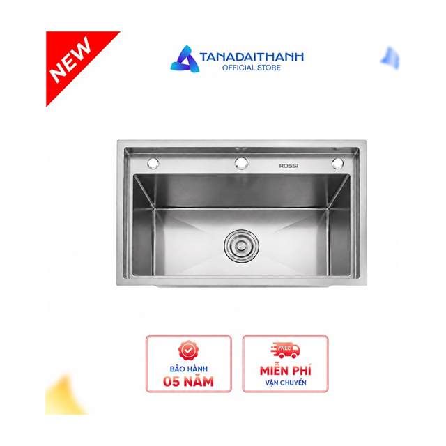 Chậu rửa inox 1 hố Rossi RL310H