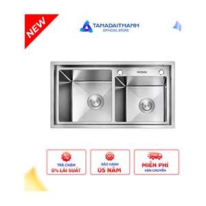 Chậu rửa inox 2 hố Rossi RL320LH