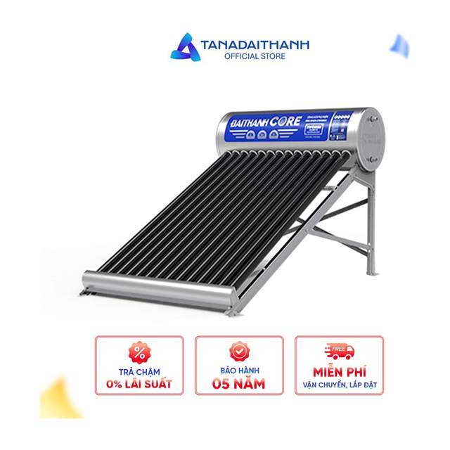 Máy năng lượng mặt trời Đại Thành Core 180L 58-18 Tân Á Đại Thành