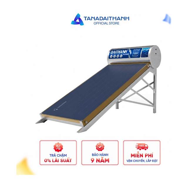 Máy năng lượng mặt trời tấm phẳng Đại Thành PLATINUM 220L Tân Á Đại Thành