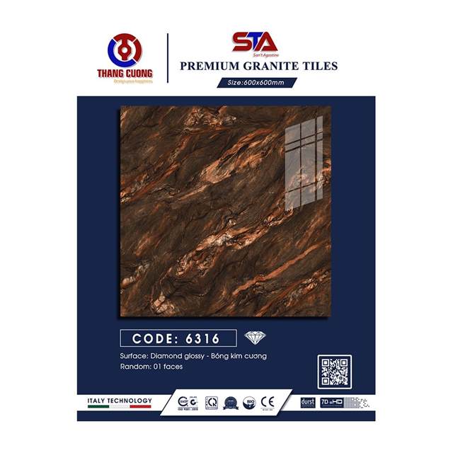 Gạch Porcelain Thắng Cường 60x60 STA6316