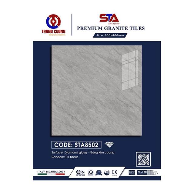 Gạch Porcelain Thắng Cường 80x80 STA8502