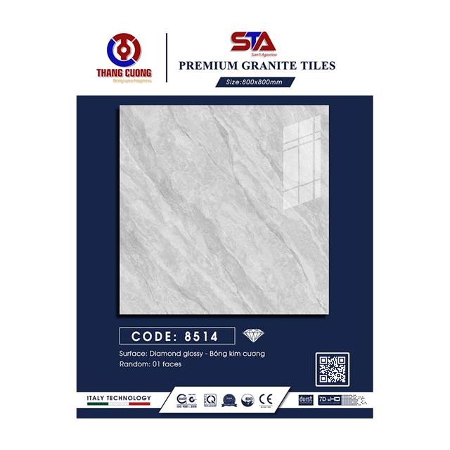 Gạch Porcelain Thắng Cường 80x80 STA8514