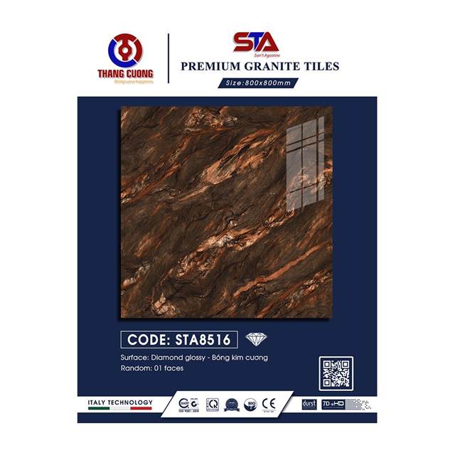 Gạch Porcelain Thắng Cường 80x80 STA8516