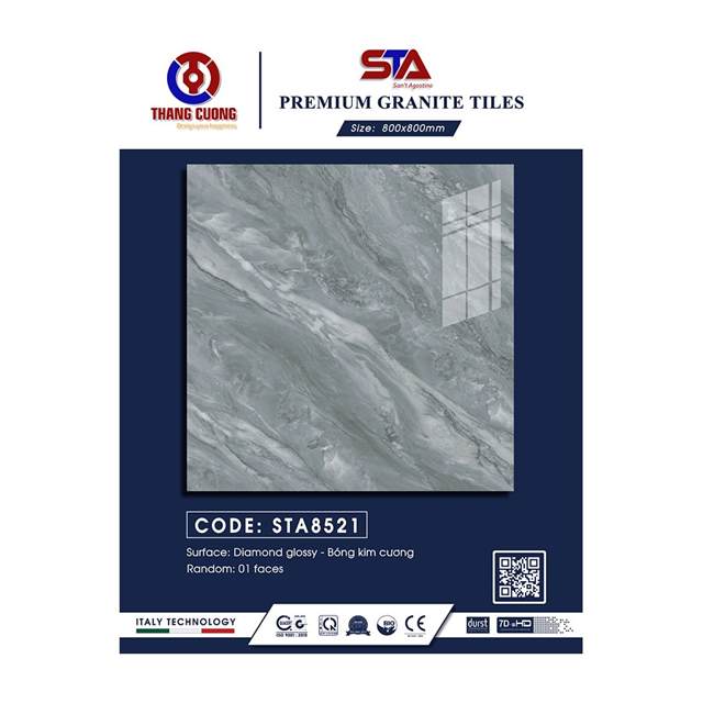 Gạch Porcelain Thắng Cường 80x80 STA8521